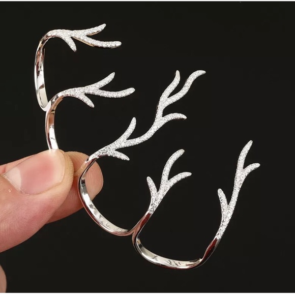 Four finger ring with Turkish topaz - Picture 3 of 6